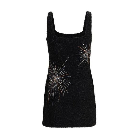 Staud Black Nylon Casual Women's Dress - Picture 2 of 3